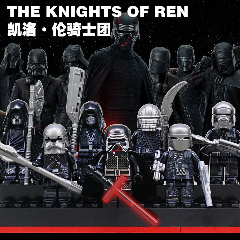 The Knights of Ren Minifigures Star Wars 7 pcs