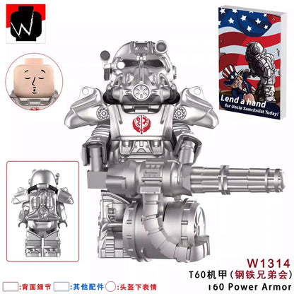 T-60 Power Armor W1314 Minifigures Movies and TV Minifigure