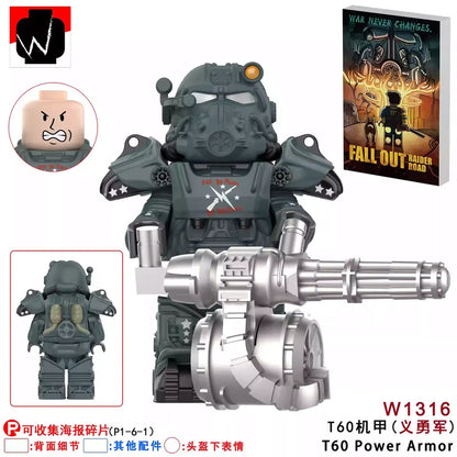 T-60 Power Armor W1316 Minifigures Movies and TV Minifigure