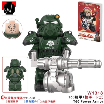 T-60 Power Armor W1318 Minifigures Movies and TV Minifigure