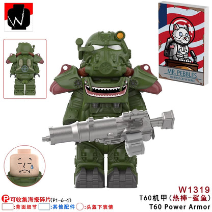 T-60 Power Armor W1319 Minifigures Movies and TV Minifigure