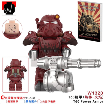T-60 Power Armor W1320 Minifigures Movies and TV Minifigure