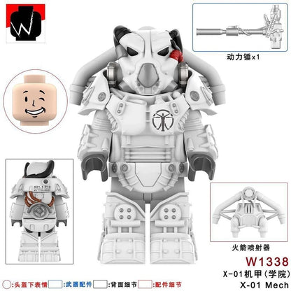 X-01 Power Armor Minifigures W1338 Games MiniFigure