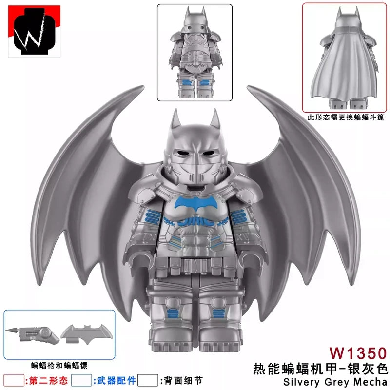 Batman (XE Suit Silver) minifigures W1350 DC figure