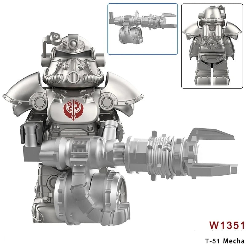 T-51 Mecha Minifigures W1351 Games MiniFigure
