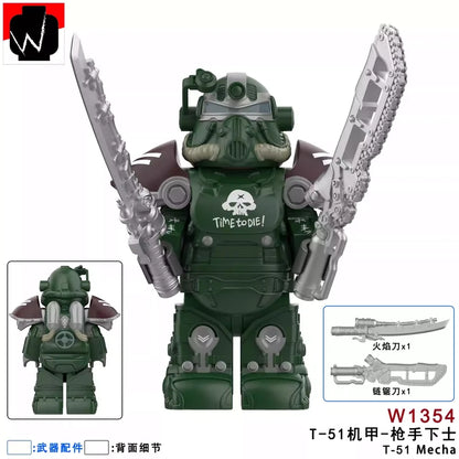 T-51 Power Armor Minifigures W1354 Games MiniFigure