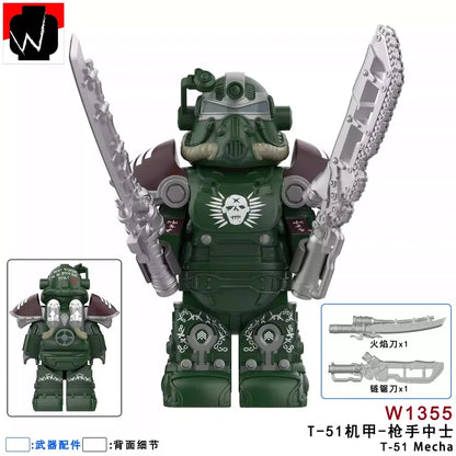 T-51 Power Armor Minifigures W1355 Games MiniFigure