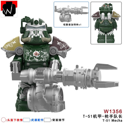 T-51 Power Armor Minifigures W1356 Games MiniFigure