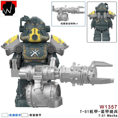 T-51 Power Armor Minifigures W1357 Games MiniFigure