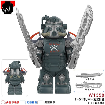 T-51 Power Armor Minifigures W1358 Games MiniFigure