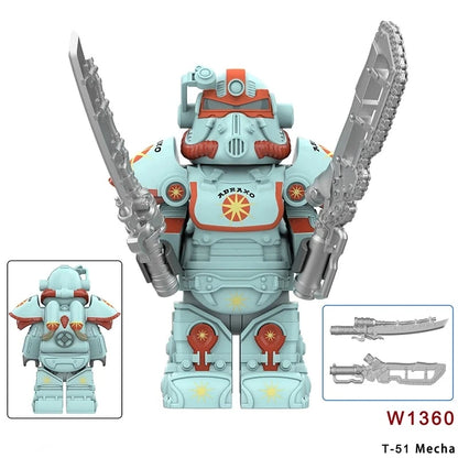 T-51 Mecha Minifigures W1360 Games MiniFigure