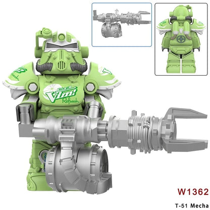 T-51 Mecha Minifigures W1362 Games MiniFigure