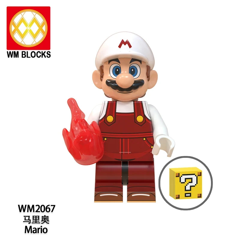 Fire Mario minifigures WM2067 Mario Bros figure