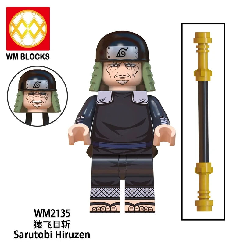 Hiruzen Sarutobi Minifigures WM2135 Naruto MiniFigure