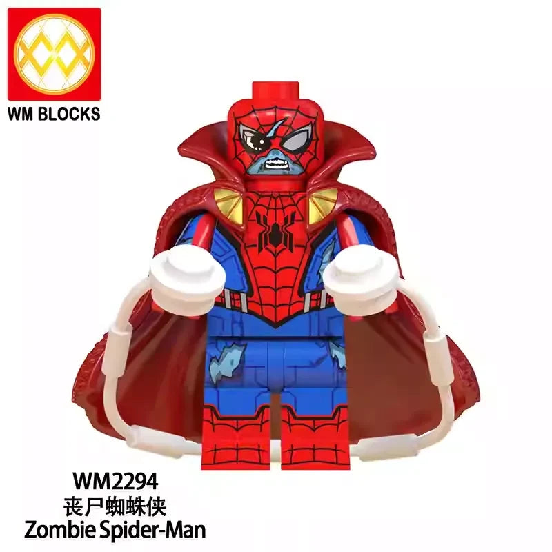 Zombie Spider-man Minifigures WM2294 Marvel MiniFigure