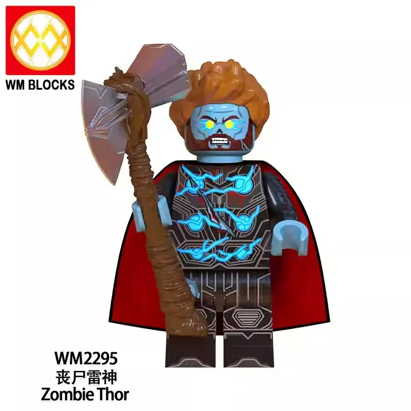 Zombie Thor Minifigures WM2295 Marvel MiniFigure