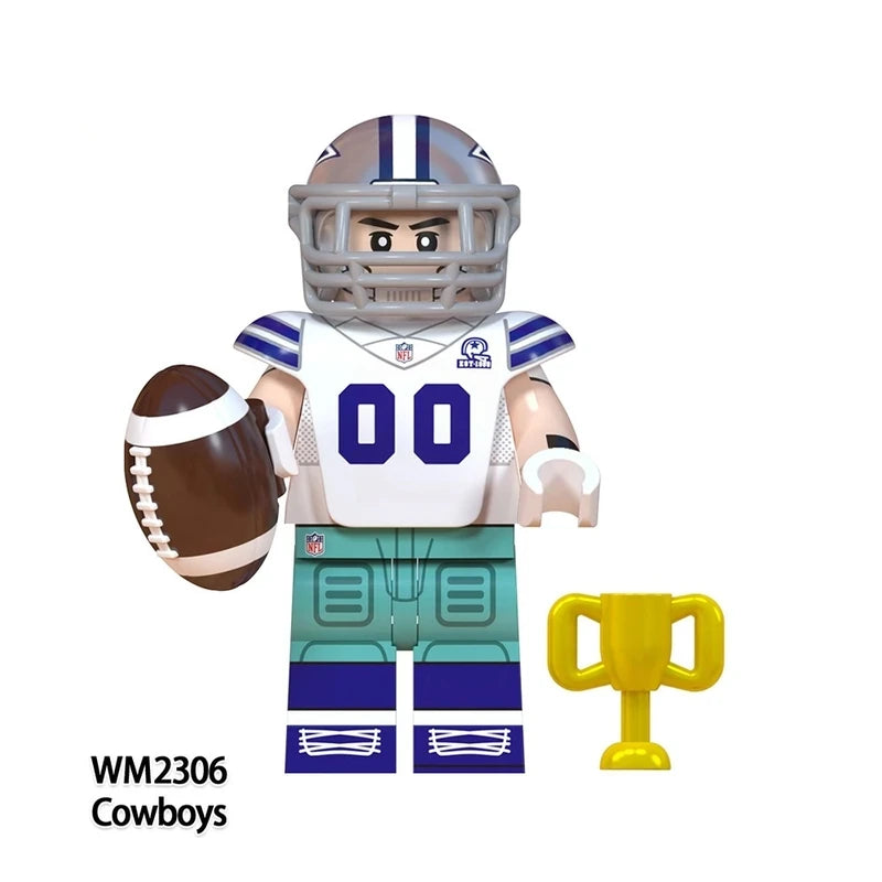 Cowboys Minifigures WM2306 Sports MiniFigure