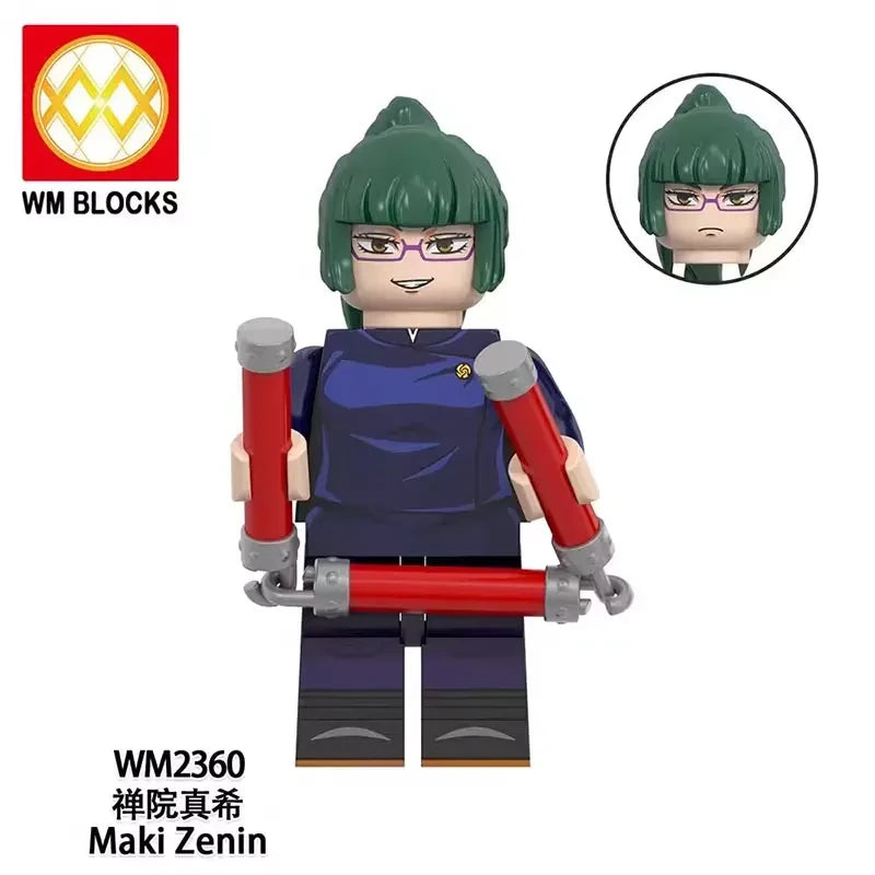 Maki Zenin Minifigures WM2360 AnimeManga MiniFigure
