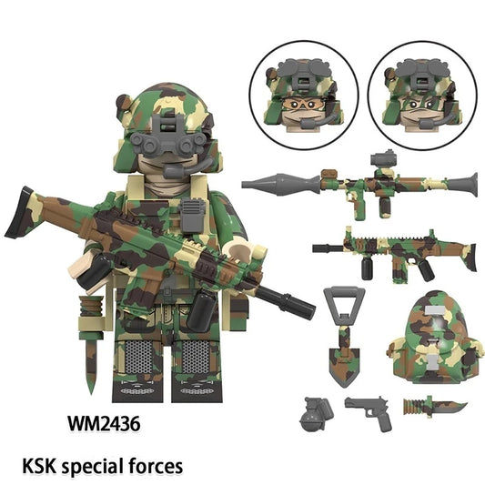 KSK Special Forces Minifigures WM2436 Military MiniFigure