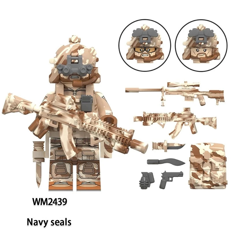 Navy Seals Minifigures WM2439 Military MiniFigure