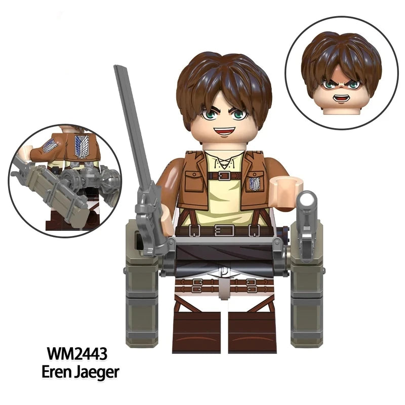 Eren Jaegar Minifigures WM2443 AnimeManga MiniFigure