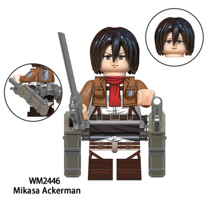 Mikasa Ackerman Minifigures WM2446 AnimeManga MiniFigure