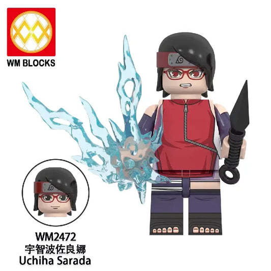Uchiha Sarada Minifigures WM2472 Naruto MiniFigure