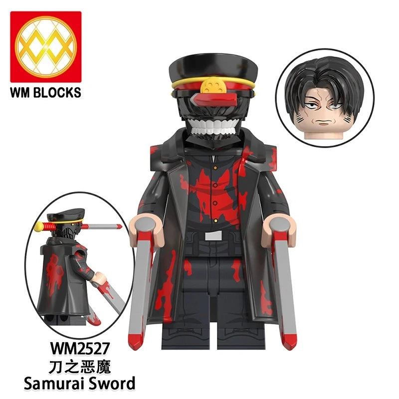 Samurai Sword Minifigures WM2527 AnimeManga MiniFigure
