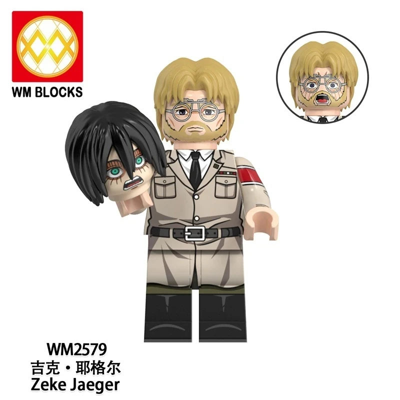 Zeke Yeager Minifigures WM2579 Anime/Manga MiniFigure