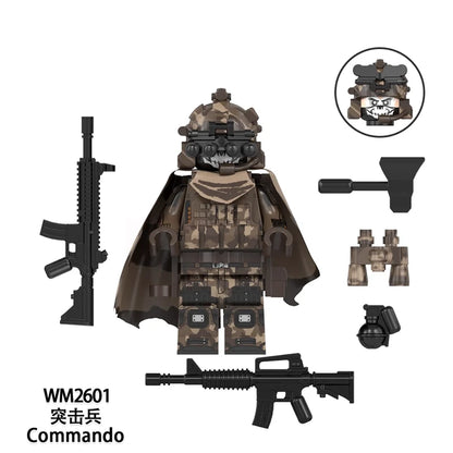 Commando Minifigures WM2601 Military MiniFigure