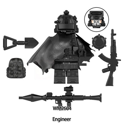 Engineer Minifigures WM2604 Military MiniFigure