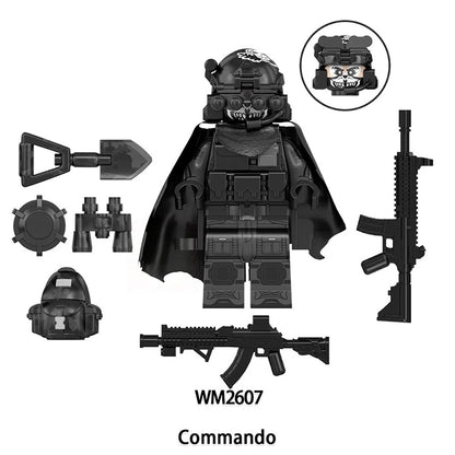 Commando Minifigures WM2607 Military MiniFigure