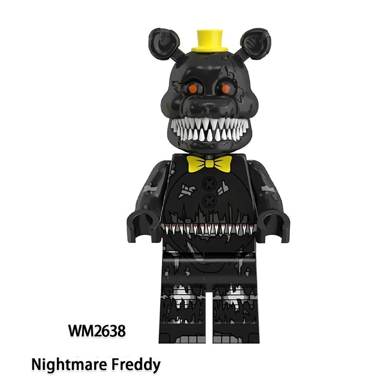 Nightmare Freddy Minifigures WM2638 Games MiniFigure