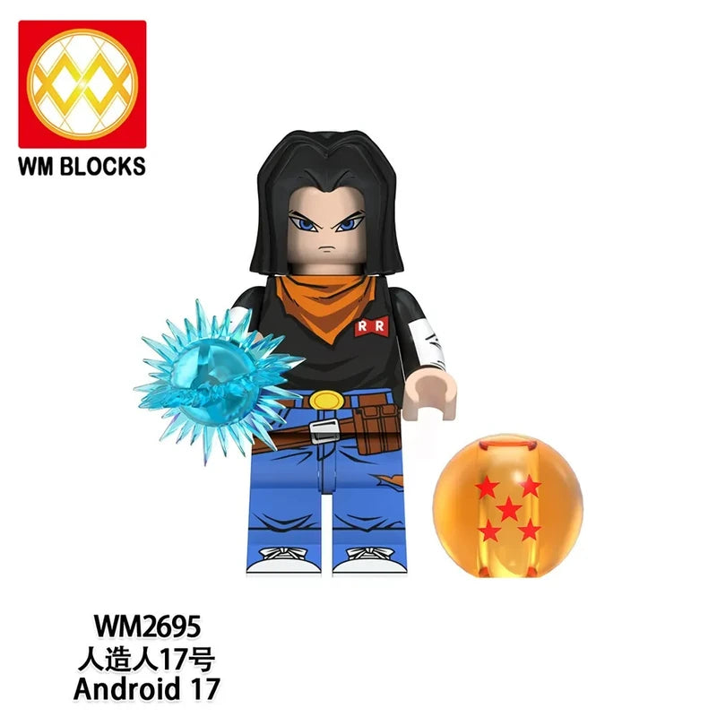 Android 17 Minifigures WM2695 Dragon Ball MiniFigure