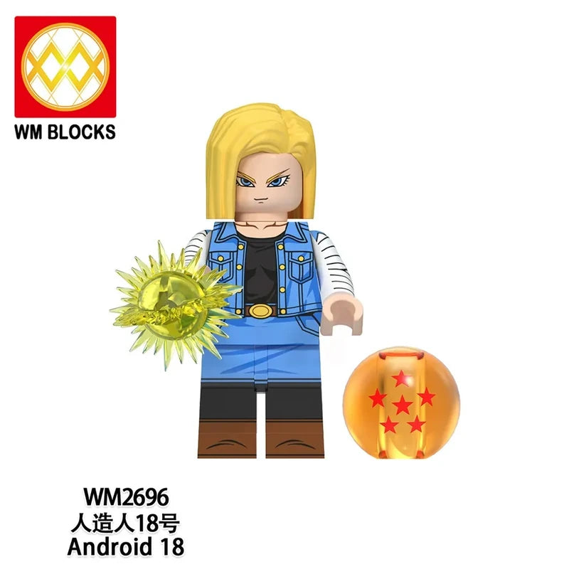 Android 18 Minifigures WM2696 Dragon Ball MiniFigure