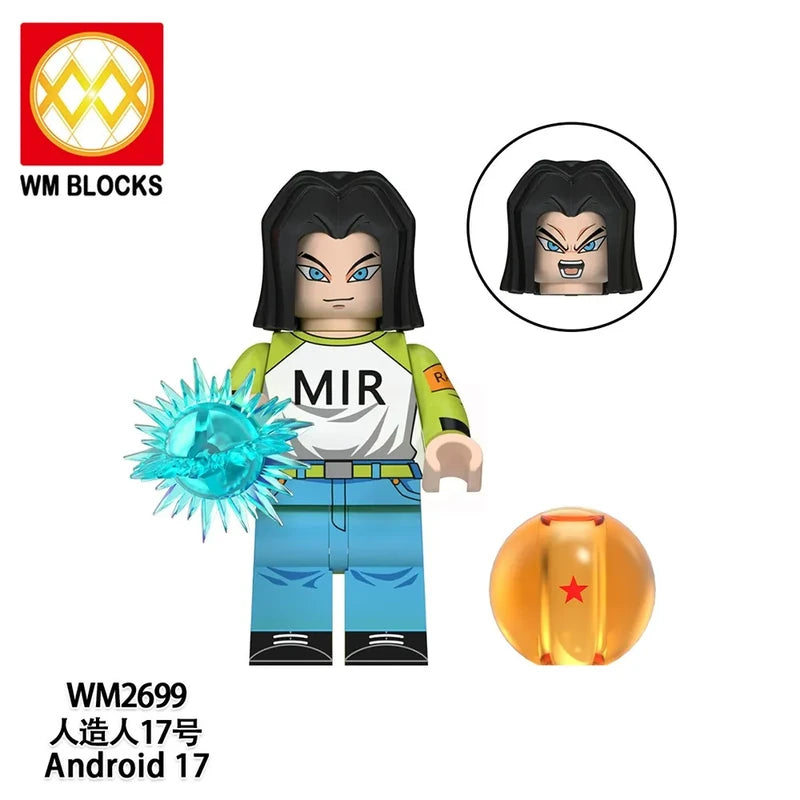 Android 17 Minifigures WM2699 Dragon Ball MiniFigure