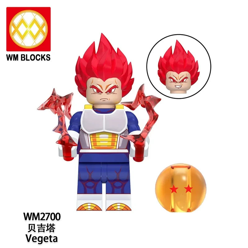 Vegeta Minifigures WM2700 Dragon Ball MiniFigure