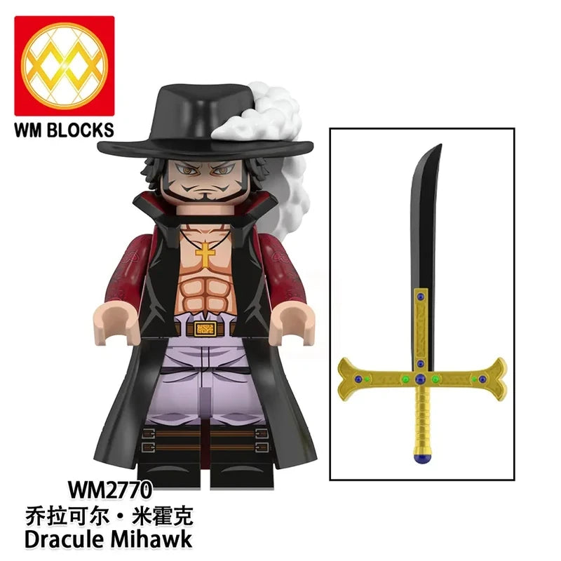 Dracule Mihawk World Minifigures WM2770 Minifigures