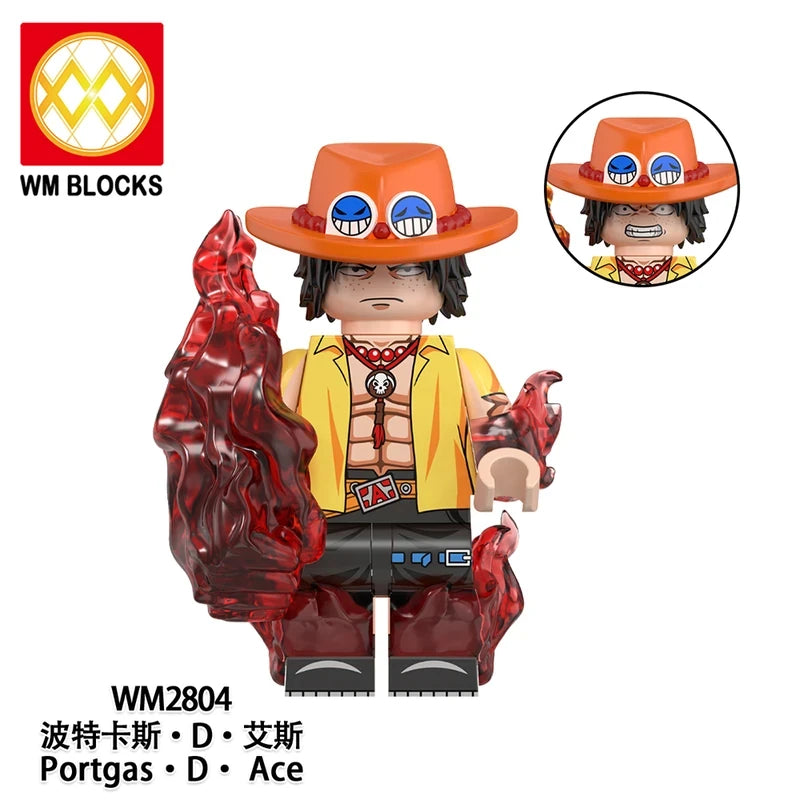 Portgas D. Ace minifigures WM2804 One Piece figure