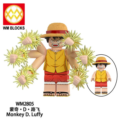 Monkey D. Luffy minifigures WM2805 One Piece figure