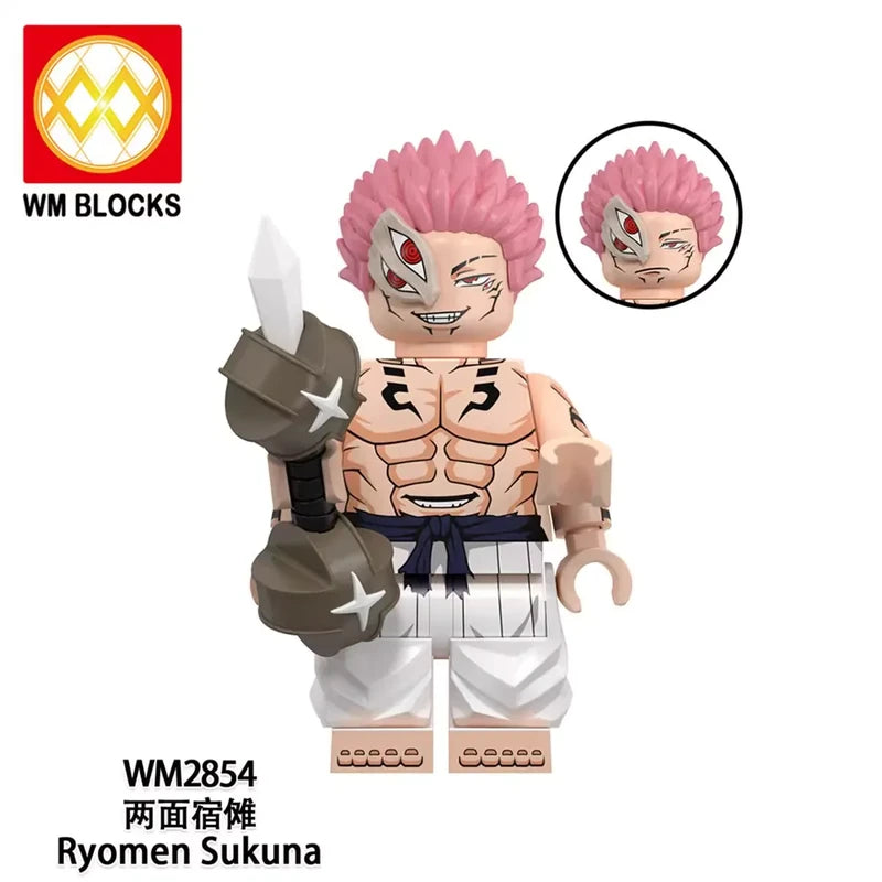 Ryomen Sukuna Minifigures WM2854 AnimeManga MiniFigure