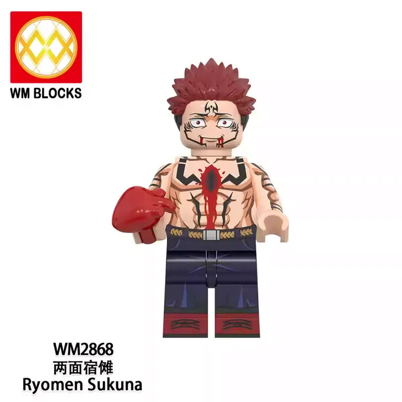 Ryomen Sukuna Minifigures WM2868 AnimeManga MiniFigure