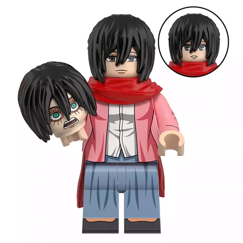 Mikasa Ackerman Minifigures WM2891 AnimeManga MiniFigure