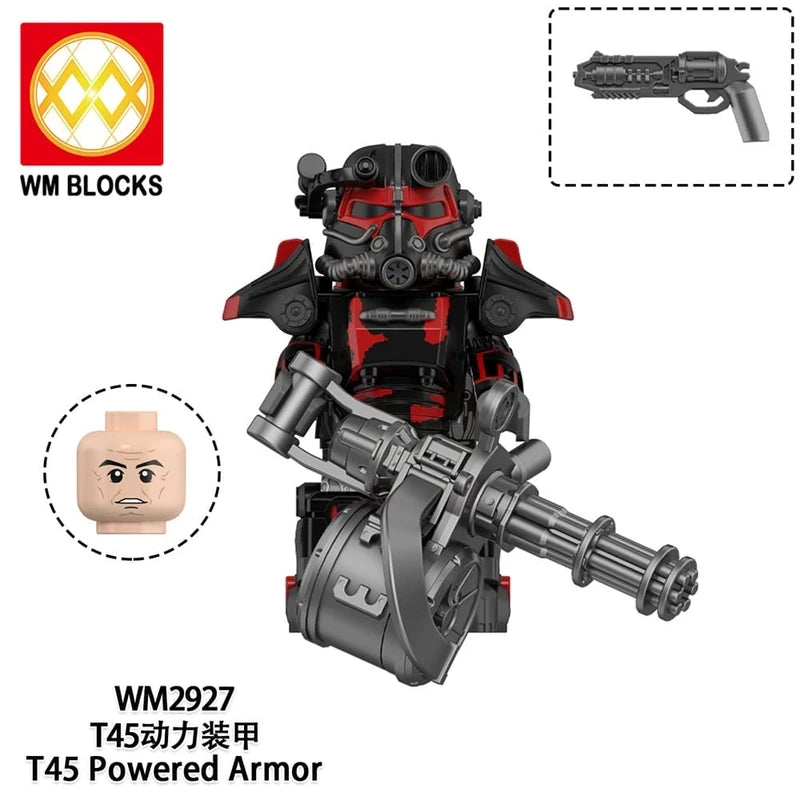 Fallout T-45 Power Armor Outcast Minifigure WM2927