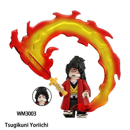 Yoriichi Tsugikuni Minifigures WM3003 AnimeManga MiniFigure
