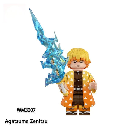 Zenitsu Agatsuma Minifigures WM3007 AnimeManga MiniFigure