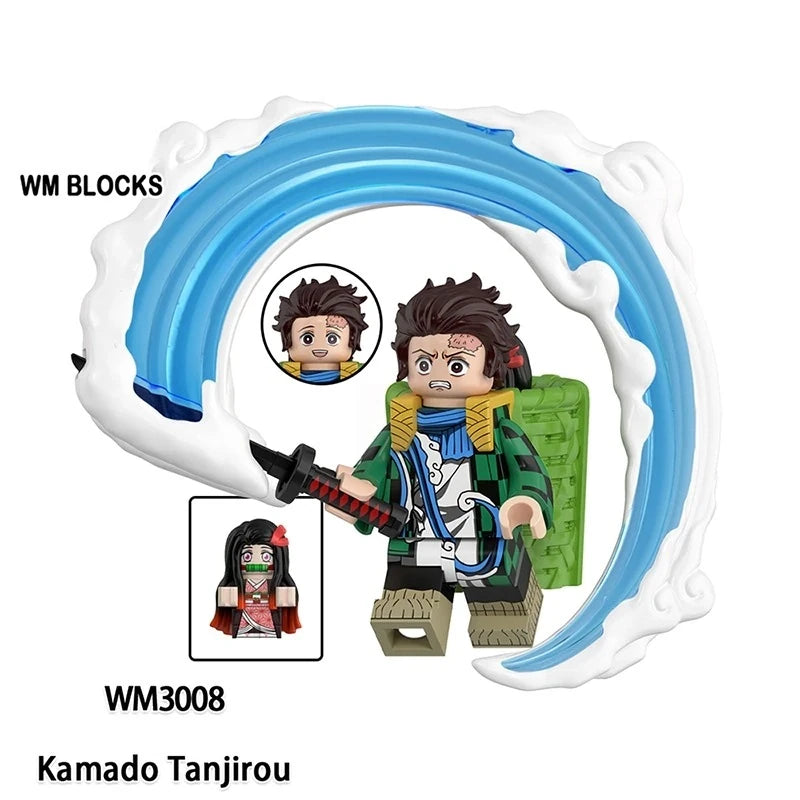 Kamado Tanjirou Minifigures WM3008 AnimeManga MiniFigure