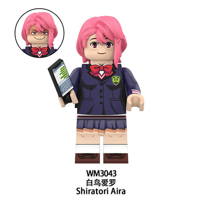 DAN DA DAN Series Minifigures WM6223 Shiratori Aira / Ayase Momo / Takakura Ken /Evil Eye Minifigures