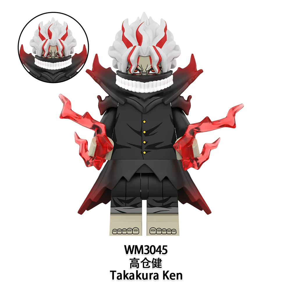 DAN DA DAN Series Minifigures WM6223 Shiratori Aira / Ayase Momo / Takakura Ken /Evil Eye Minifigures