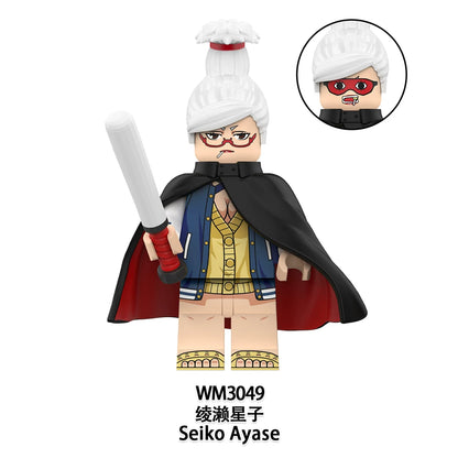 DAN DA DAN Series Minifigures WM6223 Shiratori Aira / Ayase Momo / Takakura Ken /Evil Eye Minifigures